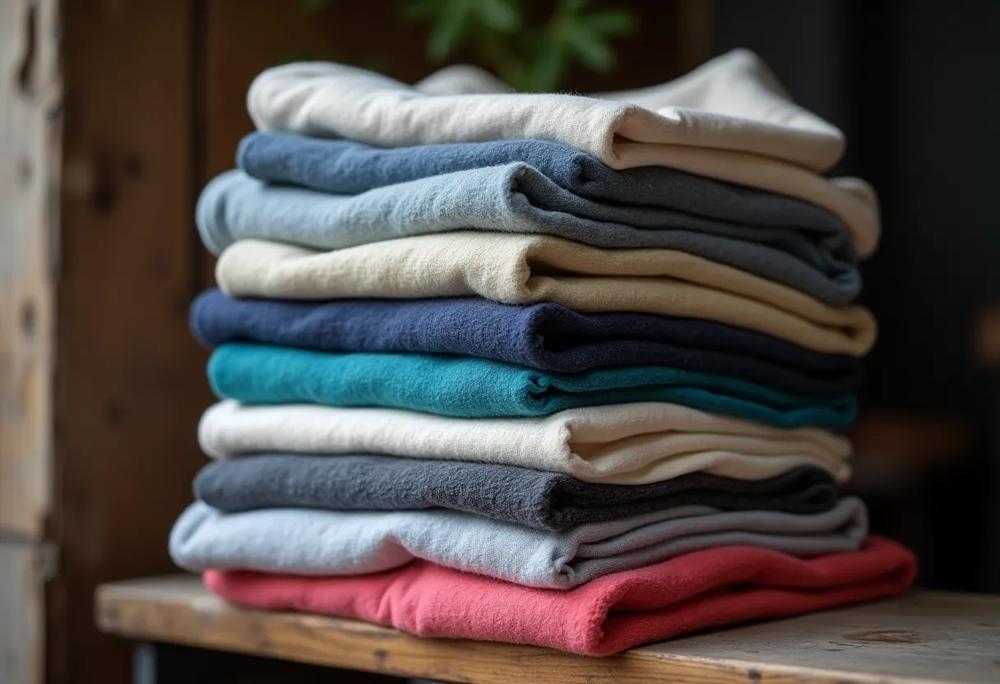 Folded clothes