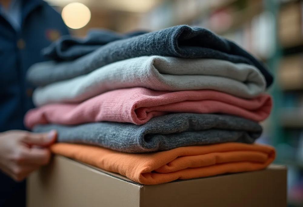 Folded clothes