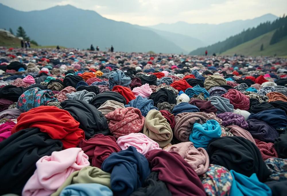 Pile clothes