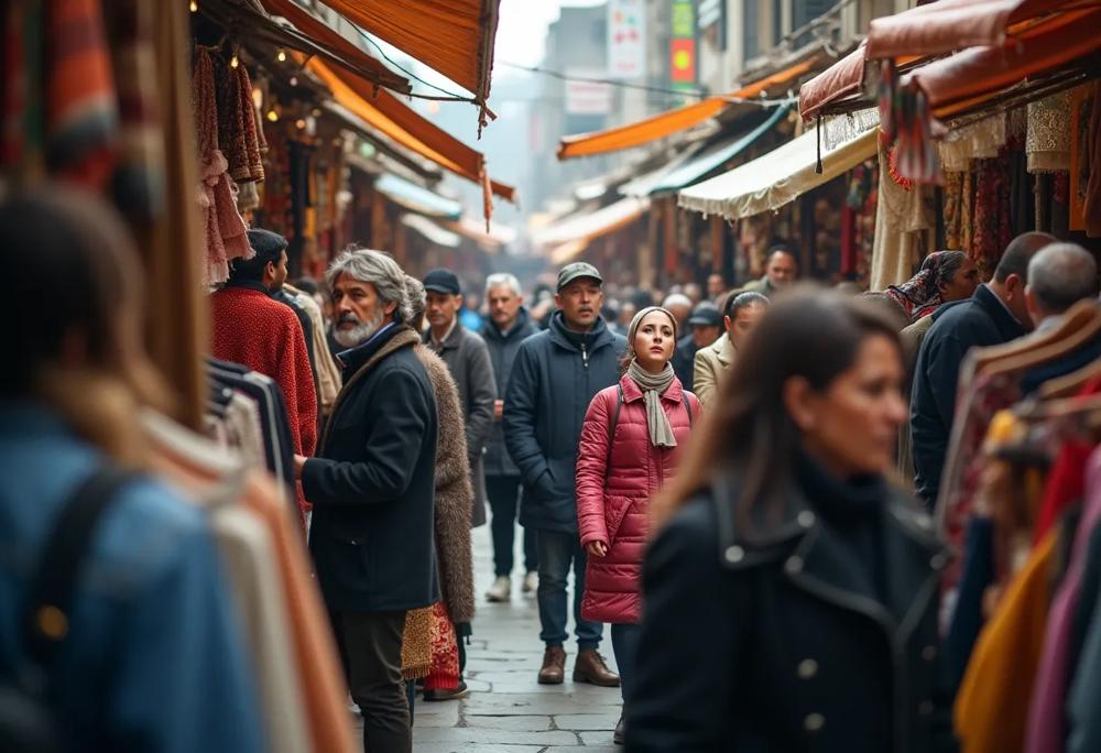clothing market